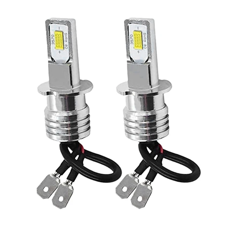 

40X H3 Super Bright LED Headlight Fog Light Driving Lamp Bulb Kit 6000K White 10W