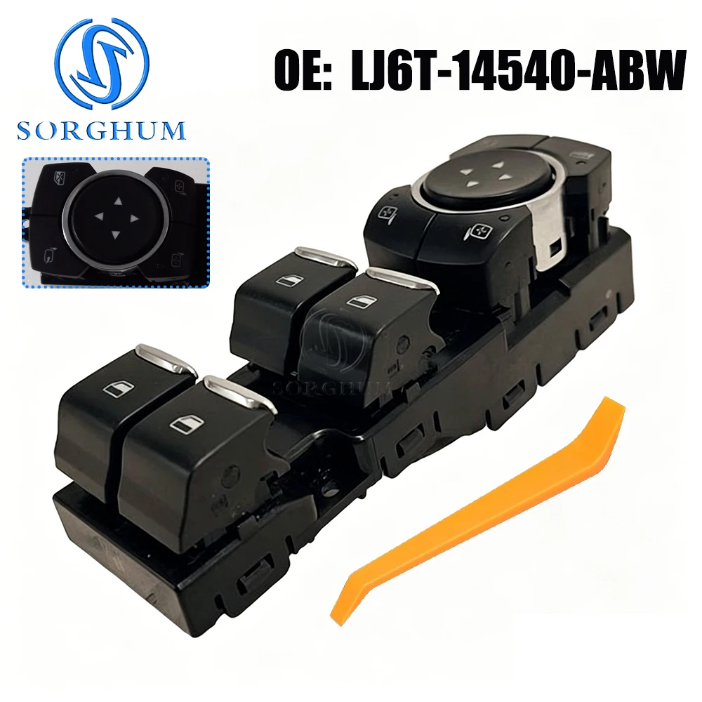 

Front Left Power Window Control Switch Lifter Button For Ford KUGA MK3 LJ6T-14540-ABW Car Accessories LJ6T14540ABW Mirror Adjust
