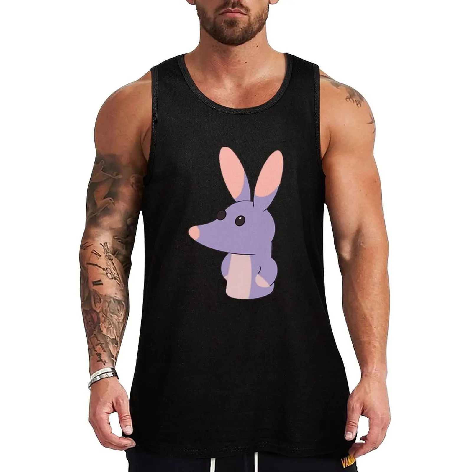 

Blueys Bob Bilby Tank Top sleeveless shirt man Man summer clothes male top sports vest
