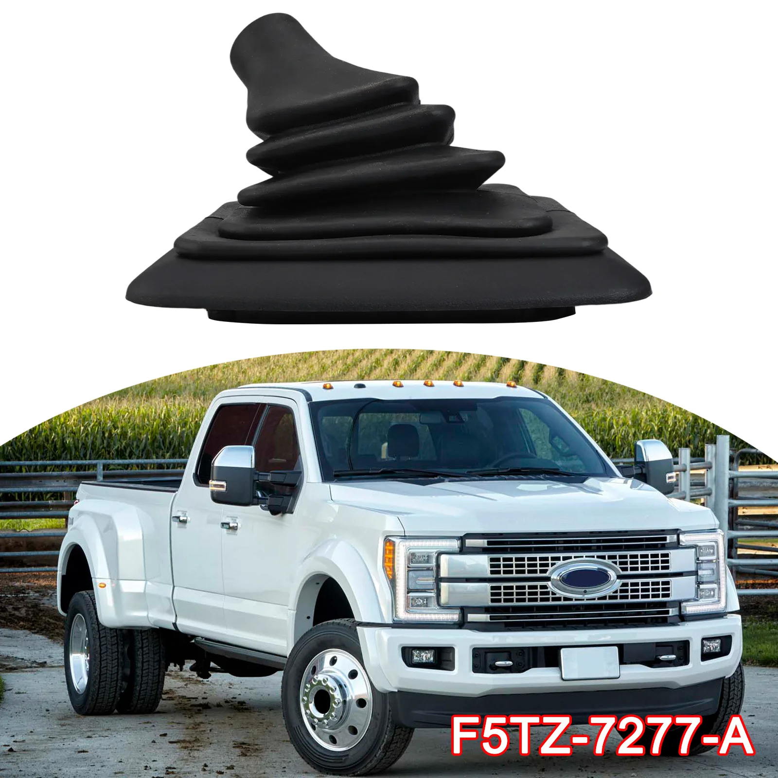 For Your Truck Shift Boot Cover Replacement Compatible with For Ford Models from '89 '97 Item Number F5TZ7277A