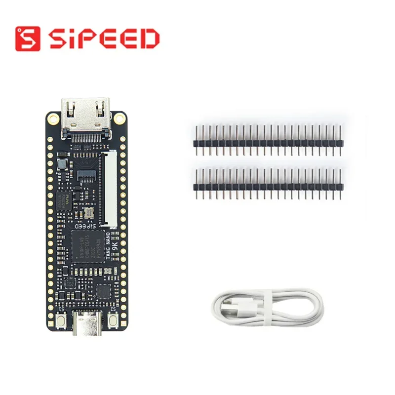 Sipeed Tang Nano 9K FPGA Placa de Desenvolvimento GOWIN GW1NR-9 RISC-V HDMI-compatível LCD Opcional