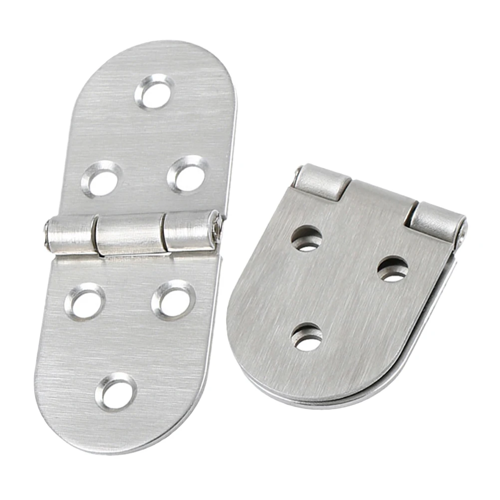 

2 Pcs Stainless Steel Hinge Hinges for Folding Table Coffee Brackets Heavy Duty