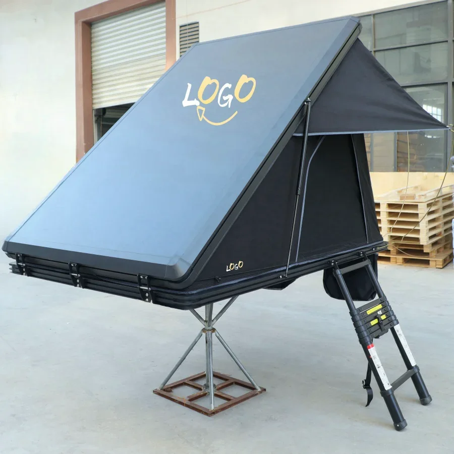 China Wholesale Price Awning Clamshell Camp Outdoor Tent  Custom Car Aluminum Hard Shell Roof Top Tent