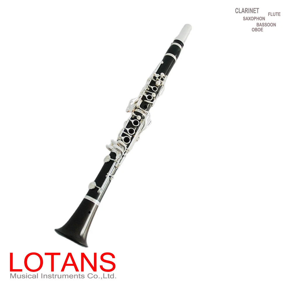 

Sell upmarket ebony silver plated C clarinet