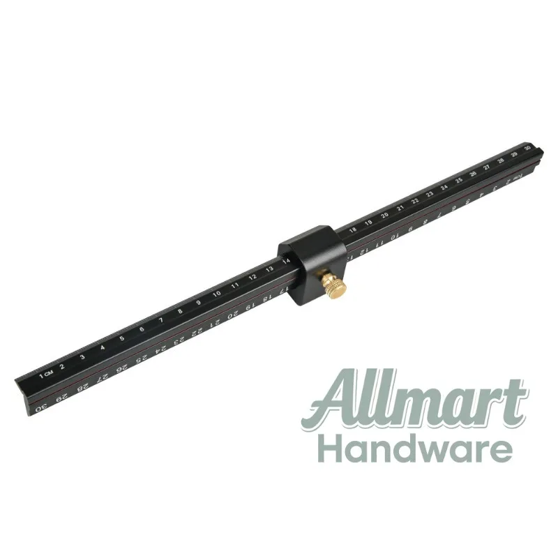 Extended L-shaped slider ruler, woodworking positioning block edge marking auxiliary tool for precise limit measurement