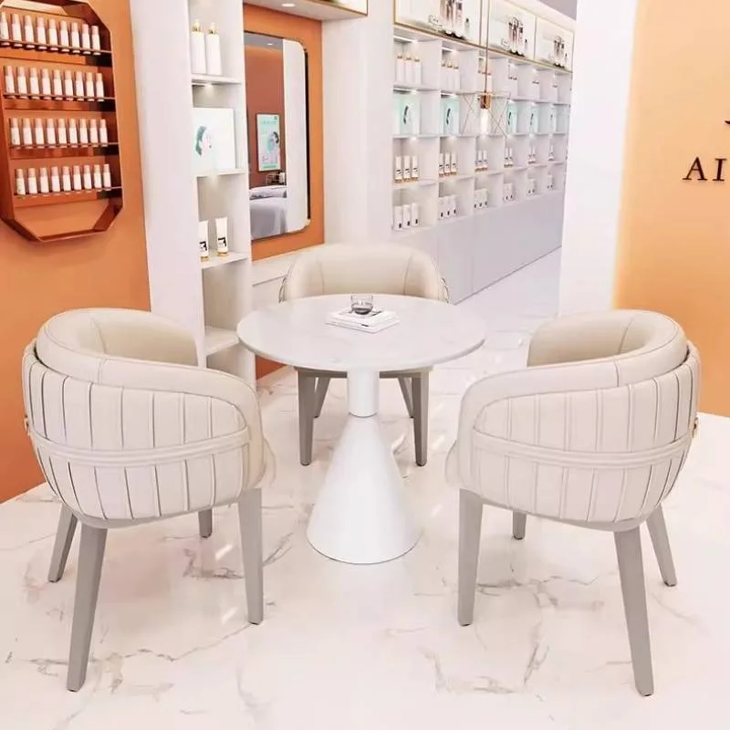 تنجيد كراسي الطعام الفاخرة مسند الظهر وسادة الغرور الأريكة الطعام كرسي غرفة المعيشة تصميم أثاث Sillas Para Comedor #3