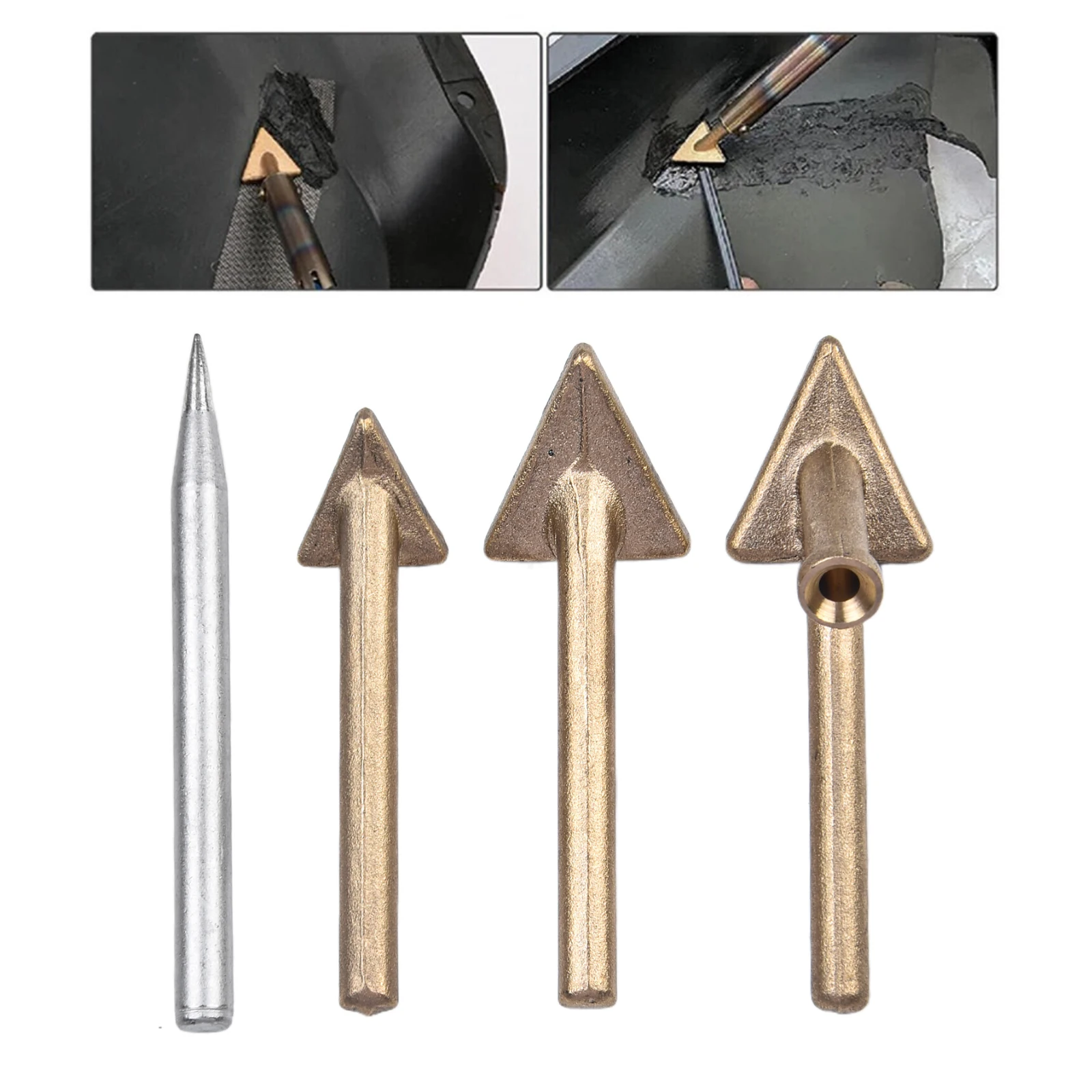 

4Pcs Soldering Iron Tip Replacement Tips For 80 Watt Iron Plastic Welding TPO TEO PP Auto Bumper Repairing Welder Tool Parts