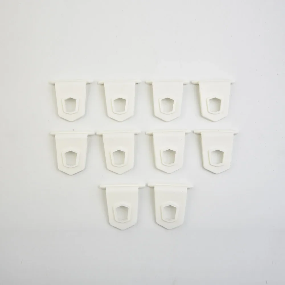 Practical Hook Racks Holder White 10pcs Useful Easy To Install For RV Camper Caravan High Quality Light Holders