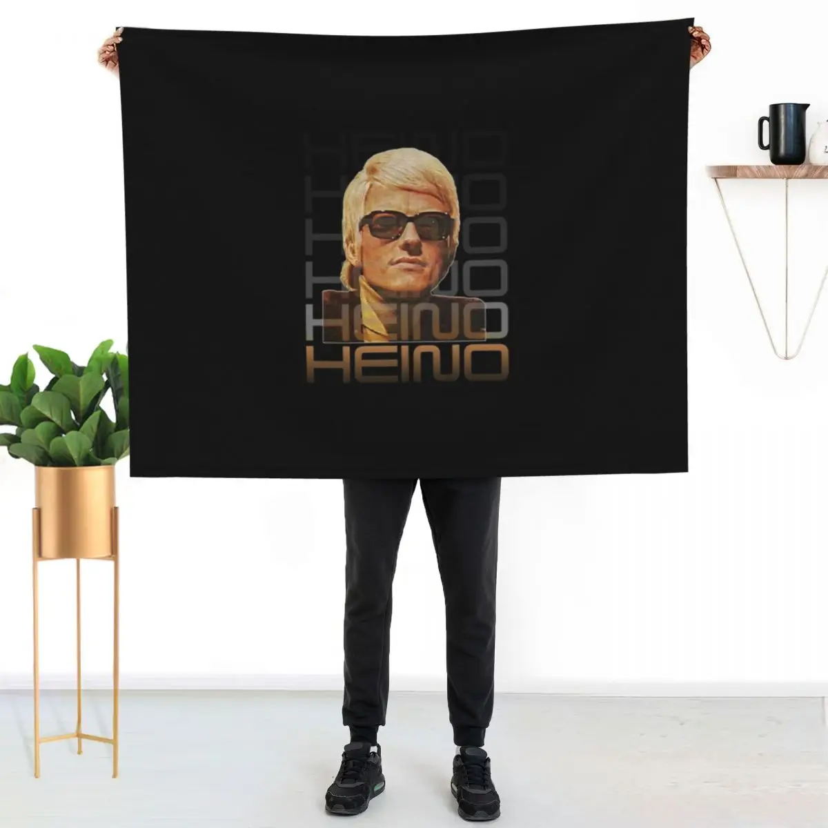 Retro Heino Tribute Art Volksmusik Icon Gift For Fans For Men And Women Father Day Famil Throw Blanket Softest Nap Blankets
