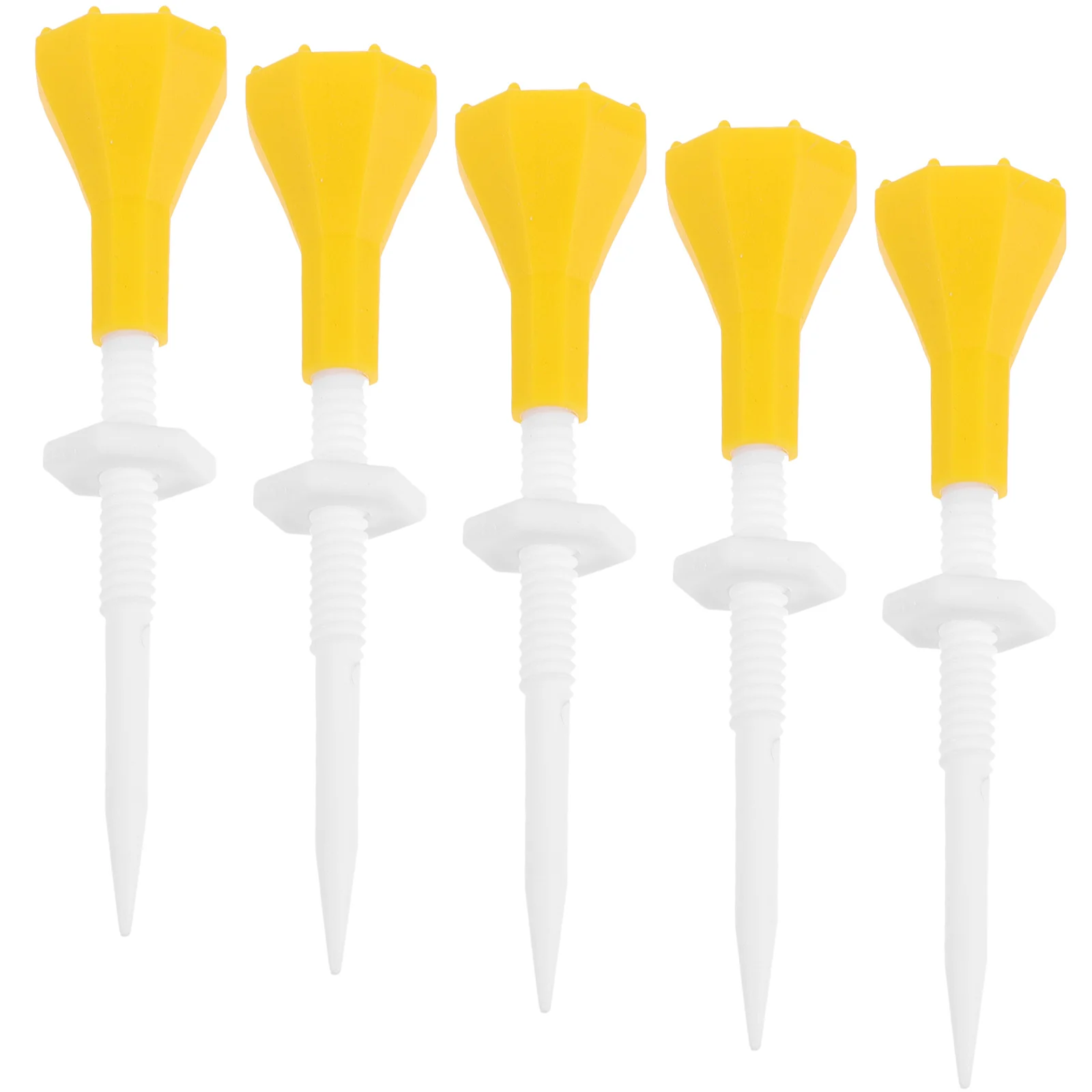 5 قطع من تي شيرتات الجولف المتينة، حاملات كرات بلاستيكية قابلة للتعديل، معدات ممارسة الجولف، مستلزمات الجولف #6