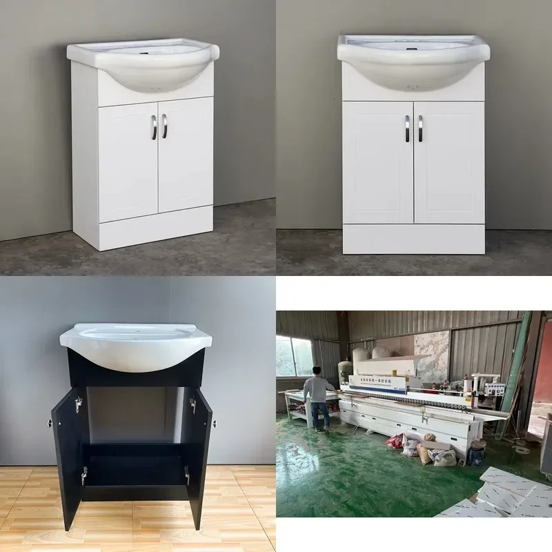 Modern MDF Floor to Ceiling Waterproof Bathroom Cabinet