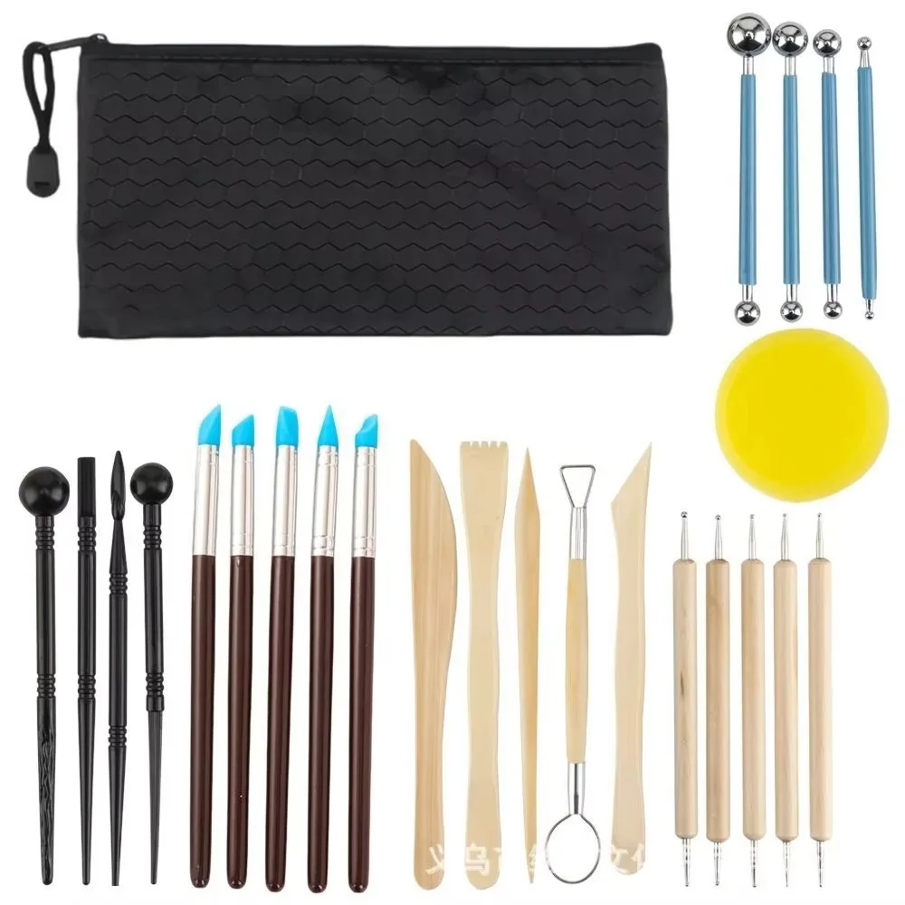 

25Pcs Practical DIY Ceramics Clay Tools Set Art Craft Handmade Handmade Carving Ceramic Tools Molding Tools Complete Set