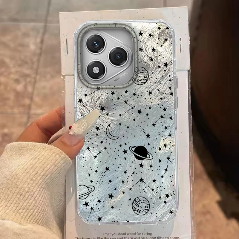 For Honor 400 200 Pro Migic6 7 5 70 Lite 90 Smart X9b X8b X8c X9a X9c X7c X8a X7B 5G Space Starry Sky Vortex Pattern Phone Case
