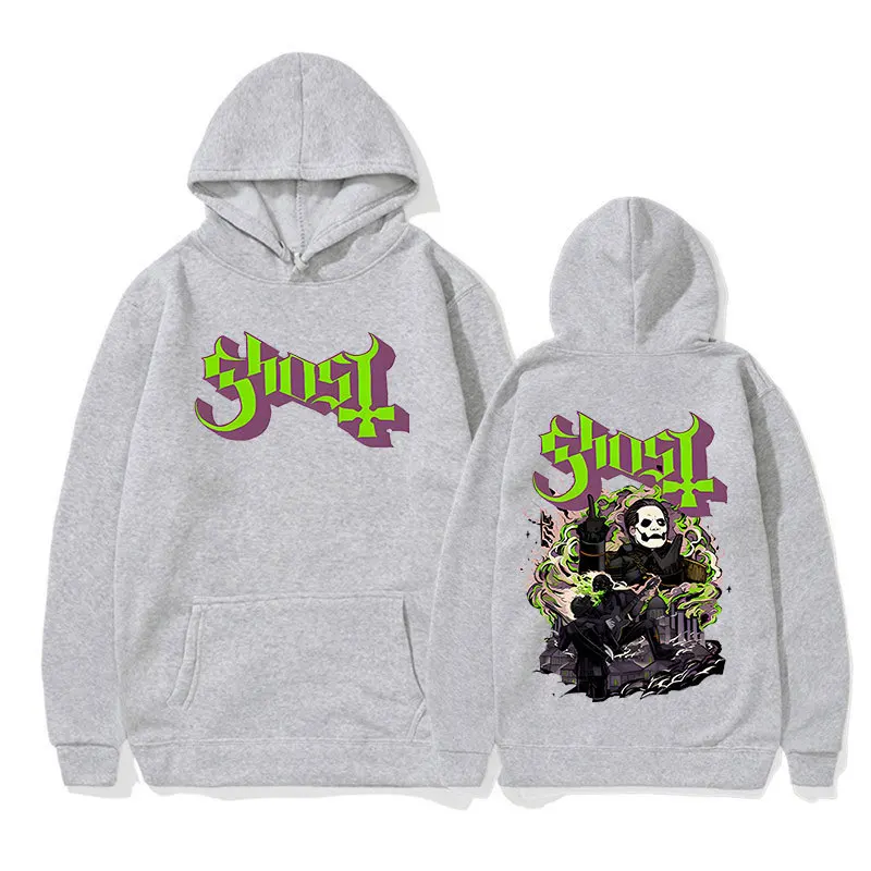 New Rock Ghost Band Print Hoodies Men Women Singer Graphic Printing Sweatshirts for Fans Casual Clothing Sudaderas Hip Hop Hoody