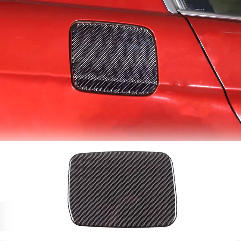 For BMW 3 Series E90 2005-2012 Car Fuel Tank Cap Panel Decorative Sticker Soft Carbon Fiber Exterior Accessories