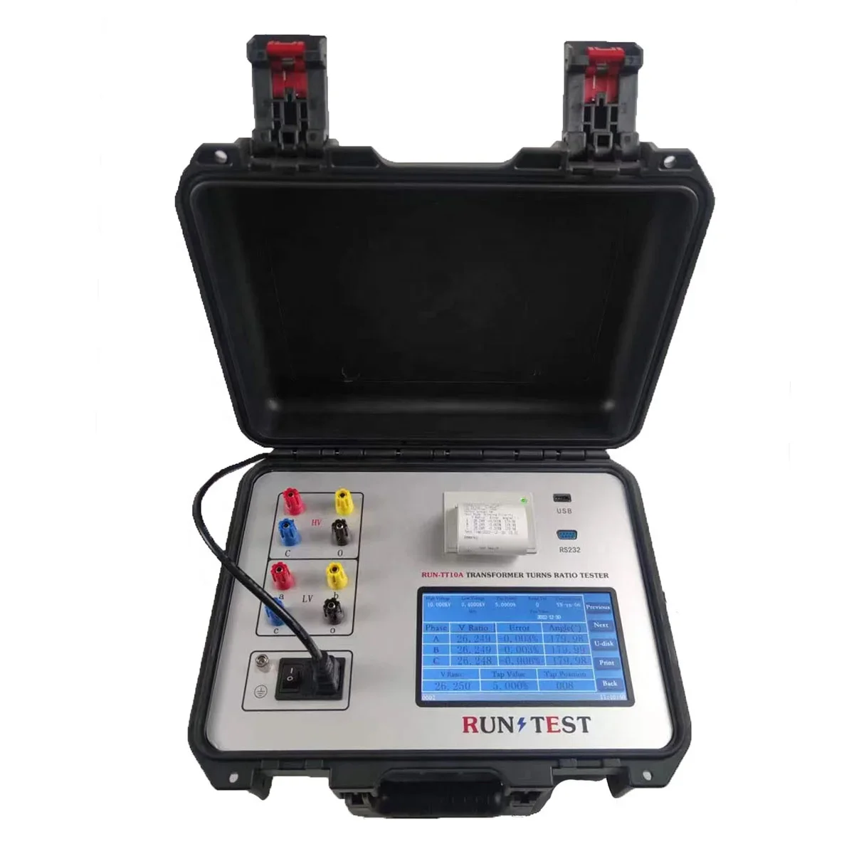 3 Phase Multi-Function Transformer Turns Ratio Tester Voltage TTR Tester TTR Meter