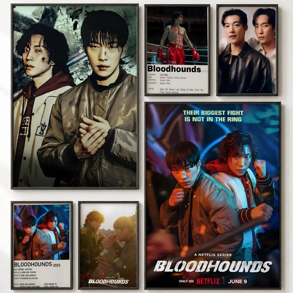 Movie Bloodhounds   Poster HD poster wall art self-stick no-residue for home cafe office great gift