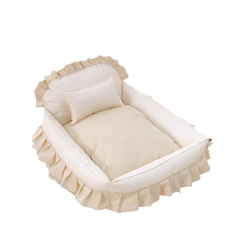 universal all seasons removable and washable than bear golden retriever Schnauzer corgi bucket medium and large bed