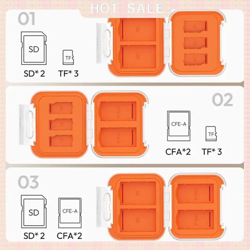 24-Hour Delivery Ulanzi CC01 Multi-Grid Protector Cover 5 Slots Memory Card Case Carrying Holder For TF/SD Micro SD Camera Card