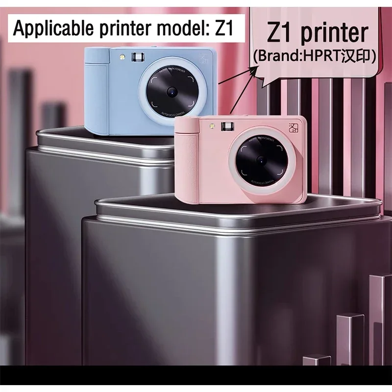 HPRT MT53 oder HPRT Z1 Spezifisches Fotopapier, 5,1 x 7,6 cm, Original-Fotopapier mit klebriger Rückseite für M53/Z1-Drucker – Detail 5