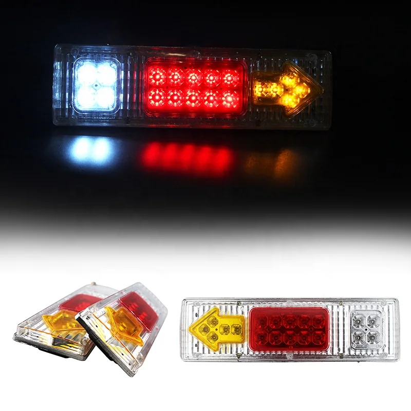 Hot Selling High Quality 19 LED Arrowhead Tail Light for Trailer Vehicle Ship Truck