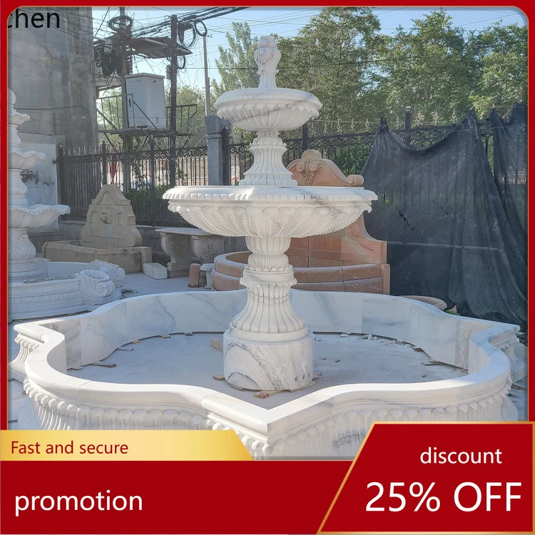HT flowing water fountain fountain outdoor villa garden rockery fish pond water feature sculpture decoration