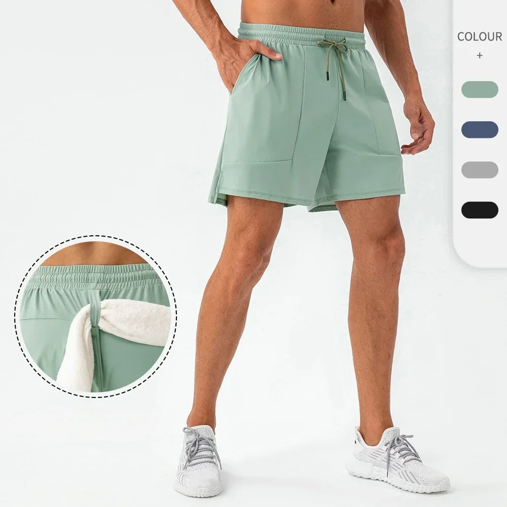 Shorts de corrida de secagem rápida para homens, treinamento Sportswear, roupas de ginástica, crossfit, basquete, esportes, treino