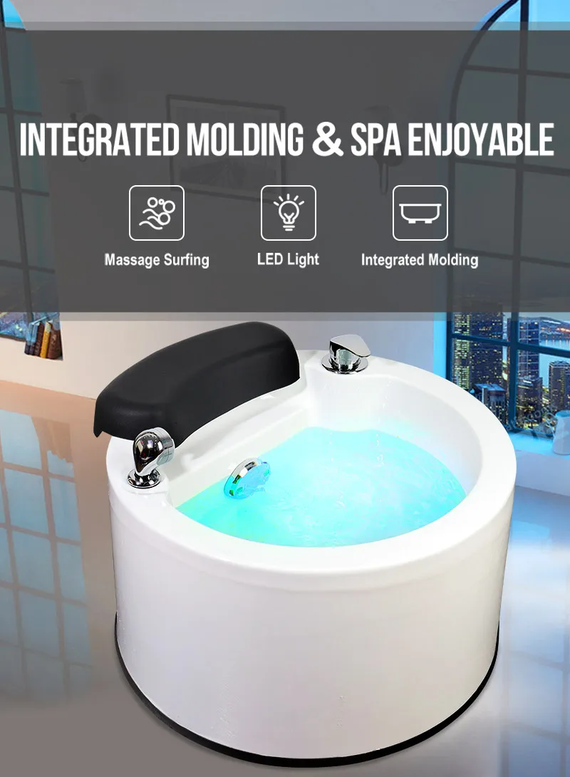 

Spa Pedicure Basin For Beauty Salon Surfing Massage Beauty Parlor Spa Foot bath Tub Electric Footbath Pedicure Bowl Foot Spa