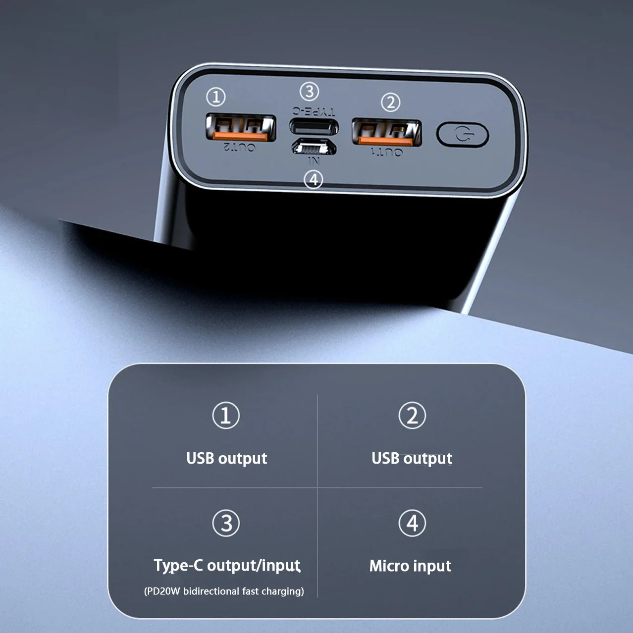 VIVO 66 واط 200000 مللي أمبير قدرة عالية قوة البنك سوبر شحن سريع قوة البنك شاحن بطارية محمول لشاومي آيفون سامسونج