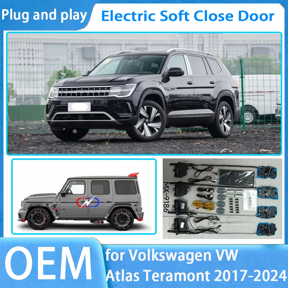 

for Volkswagen VW Atlas Teramont 2017-2024 OEM Car Soft Close Door System Automatic Electric Auto Pull Power Latch Power Closing