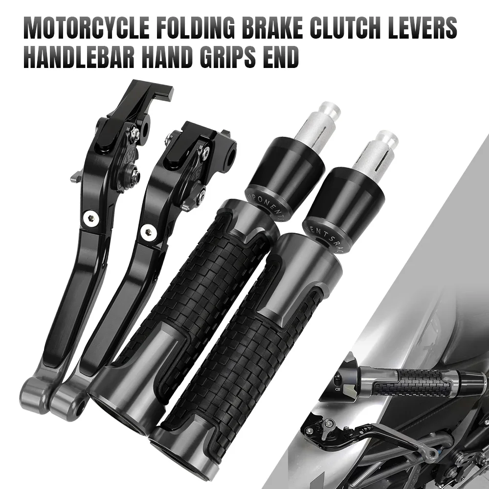 Motorcycle Brake Clutch Levers Handlebar Handle bar Hand Grips ends For SUZUKI GS500E 1994 1995 1996 1997 1998