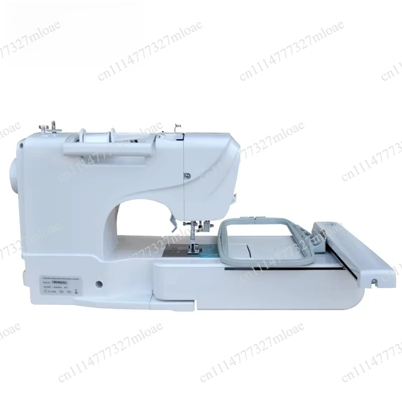 Small household and commercial fully automatic embroidery machine 100 * 235mm household LCD display and logo embroidery