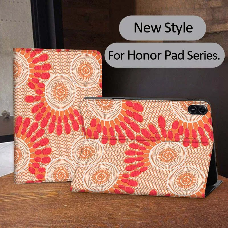 

Abstract Art Retro Pattern For Honor Tab Tablet MagicPad 3 6 7 X8 V7 V8 8 9 X9 X8a X9a 10 10.1 Pro Inch 2020 2021 Tablet Case