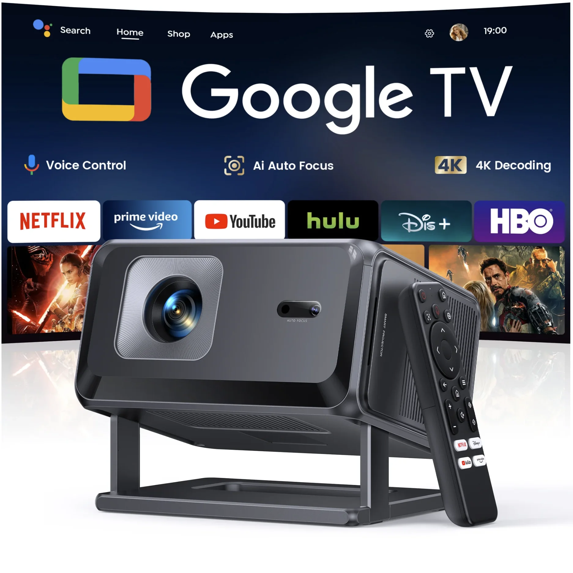 Smart Home Video - โปรเจคเตอร์ Toppro รุ่นใหม่ปี 2026 ขายดี 1080P
