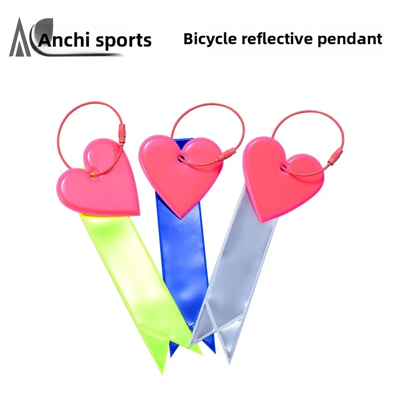 High Visibility Reflective Bicycle Seat Cushion Streamer Warning Strip Cycling Pendant Night Riding Highlight Backpack Accessory