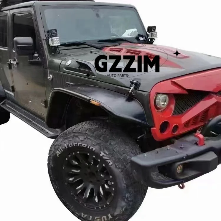 High Quality ABS Fender Flares Wide Body Wheel Eyebrow Protector for  JK JL JT