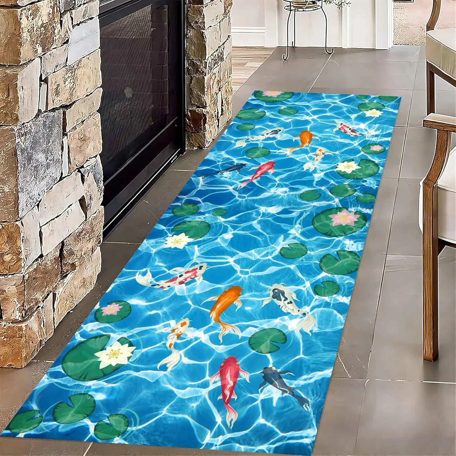 3D Red Rose Hallway Carpet, Washable Living Room Carpet, Comfortable Romantic Bedroom Bedside Balcony Home Interior Decoration