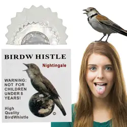 Bird Whistle That Fits Inside Mouth Hiden Magic Tweeting Noisemaker Toy Tricks Gag Bird Caller Bird Whistles Entertainment Tools