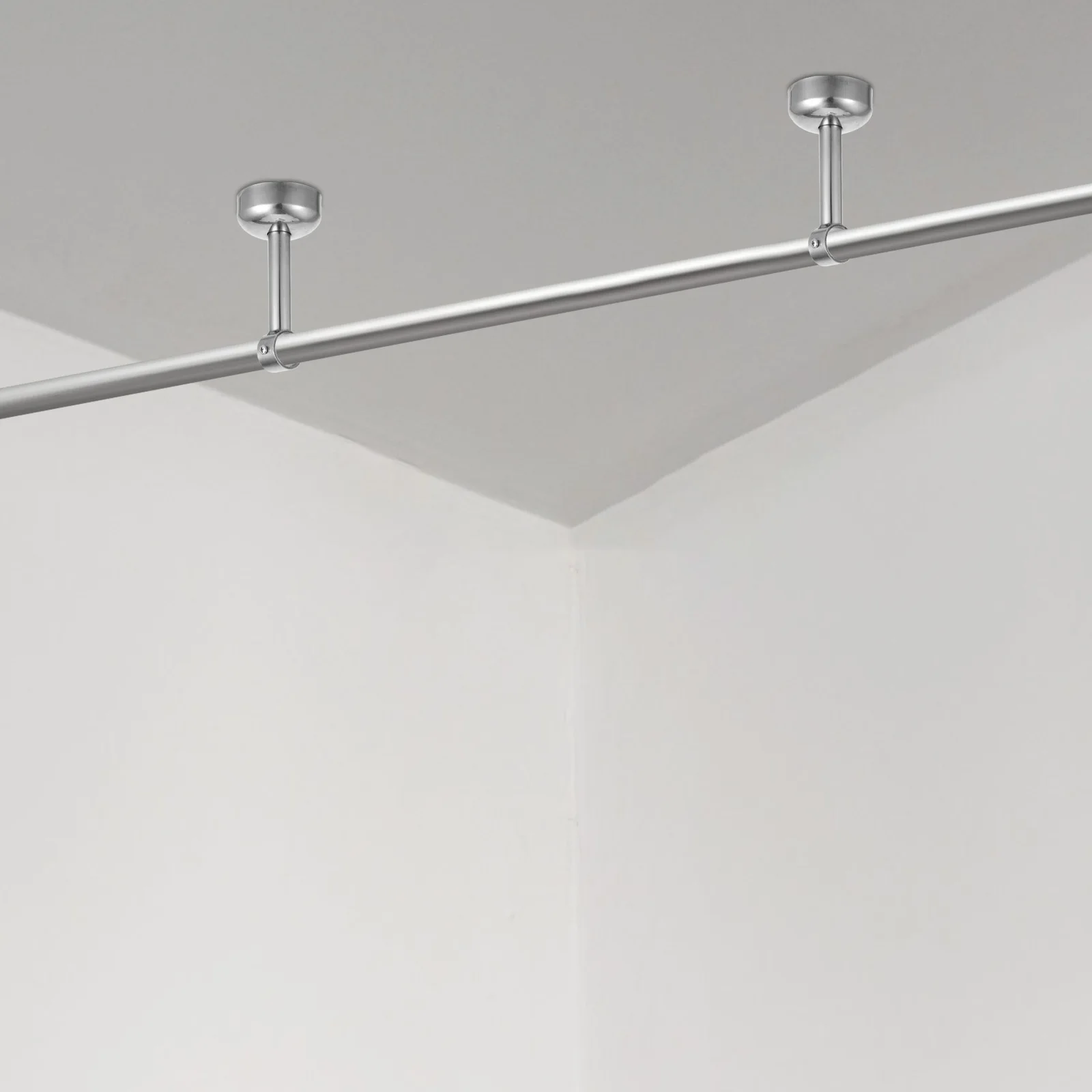 

2Pcs Heavy Duty Closet Rod Brackets Stainless Steel Wardrobe Shelf Support Easy Installation Space Saving Design