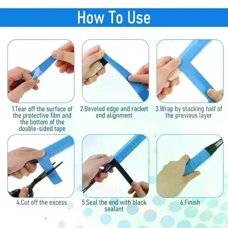 

12 шт. лент для обмотки ручки ракетки для бадминтона/тенниса, впитывающие пот, накладки для обмотки ручки ракетки