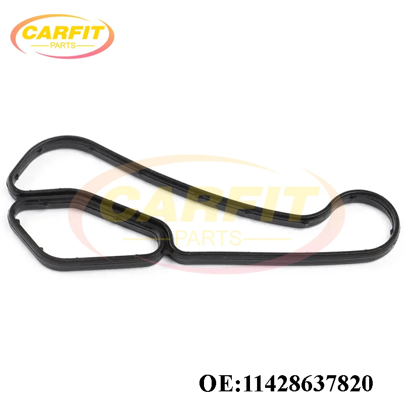 OEM 11428637820 11427525335 Engine Oil Filter Housing Gasket Seal For BMW E60 E61 E90 E81 E90 E91 325i 328i 330i 525i Auto Parts