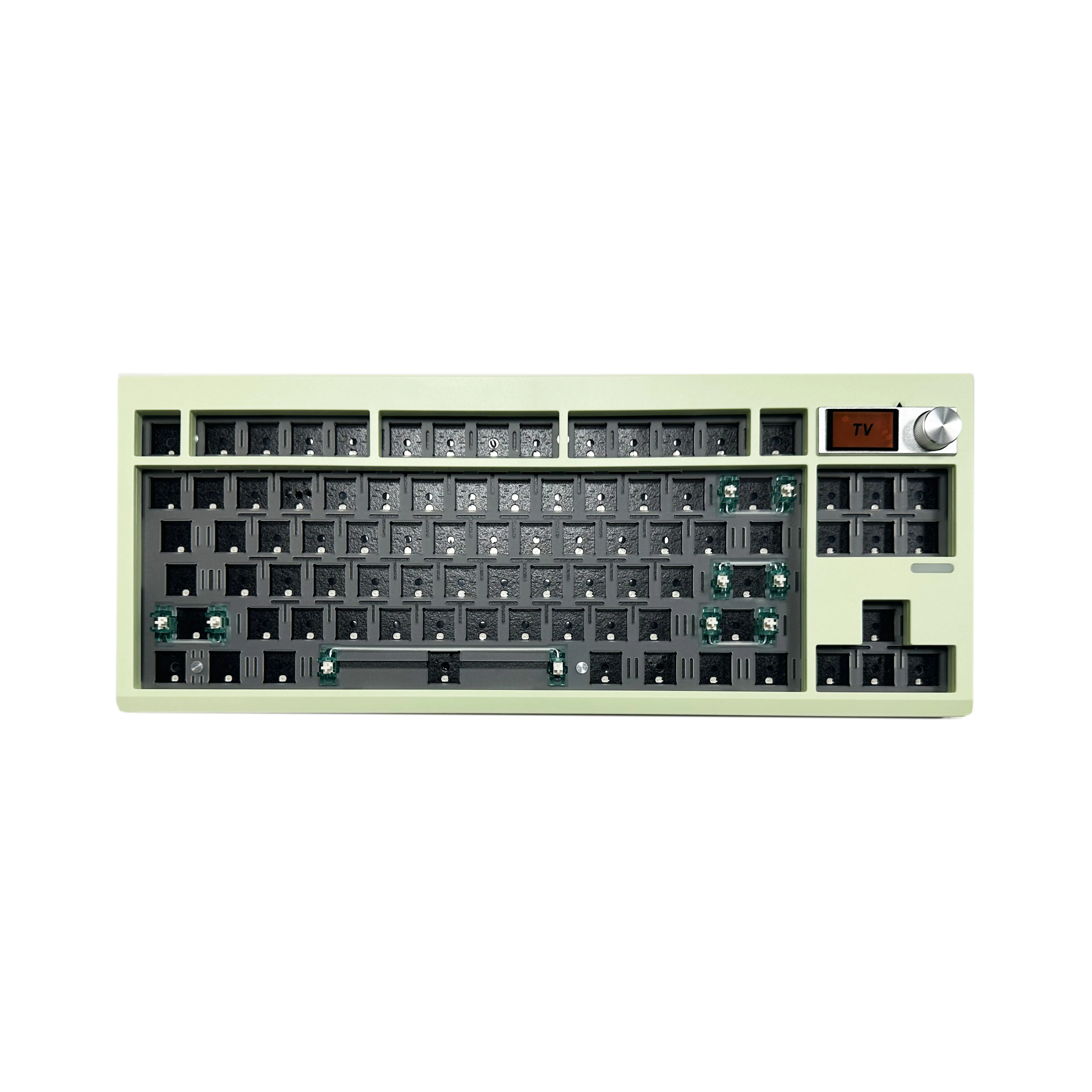 miya ZUOYA-GMK87 Kit de teclado mecânico, sem fio RGB Backlit Junta