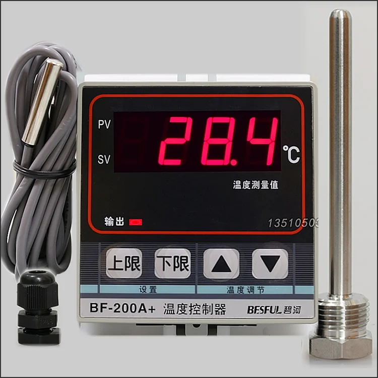 BF-200A Hot Water Solar Electric Furnace Heat Pump Thermostat Temperature Controller BF-200A+