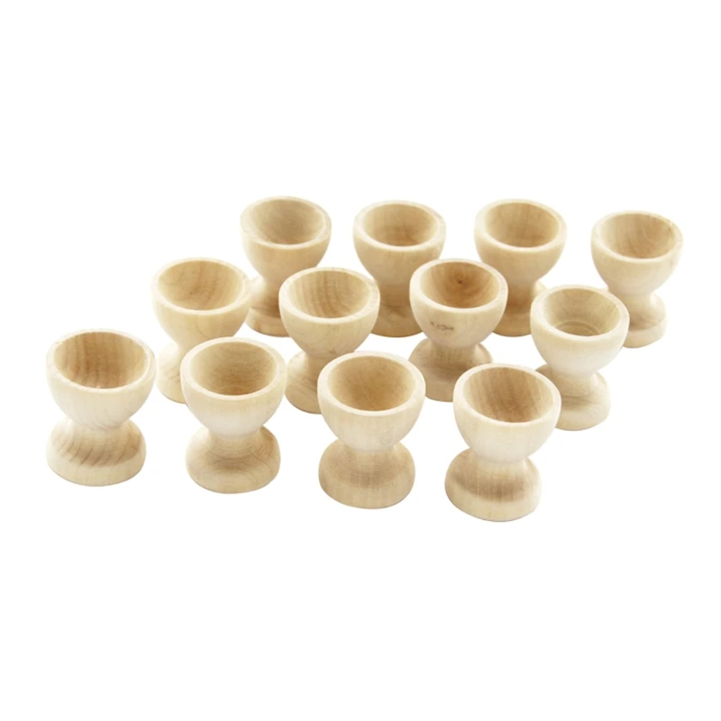 5 Cái/bộ Cốc Trứng Phục Sinh Đứng Để Bàn Hiển Thị Cốc Vật Liệu Montessori