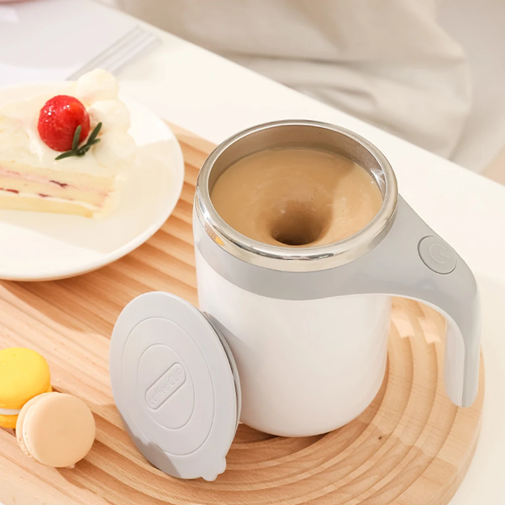 Warmer Bottle Magnetic Rotating Blender Mark Cup Lazy Smart Mixer Coffee Milk Mixing Cup USB Charging Auto Stirring Cup New