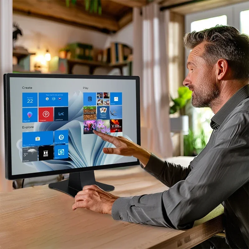 Smart Control 15 18 21 24 27 32 Zoll PCAP Display Moniitor Touchscreen Panel PC für Büro Business