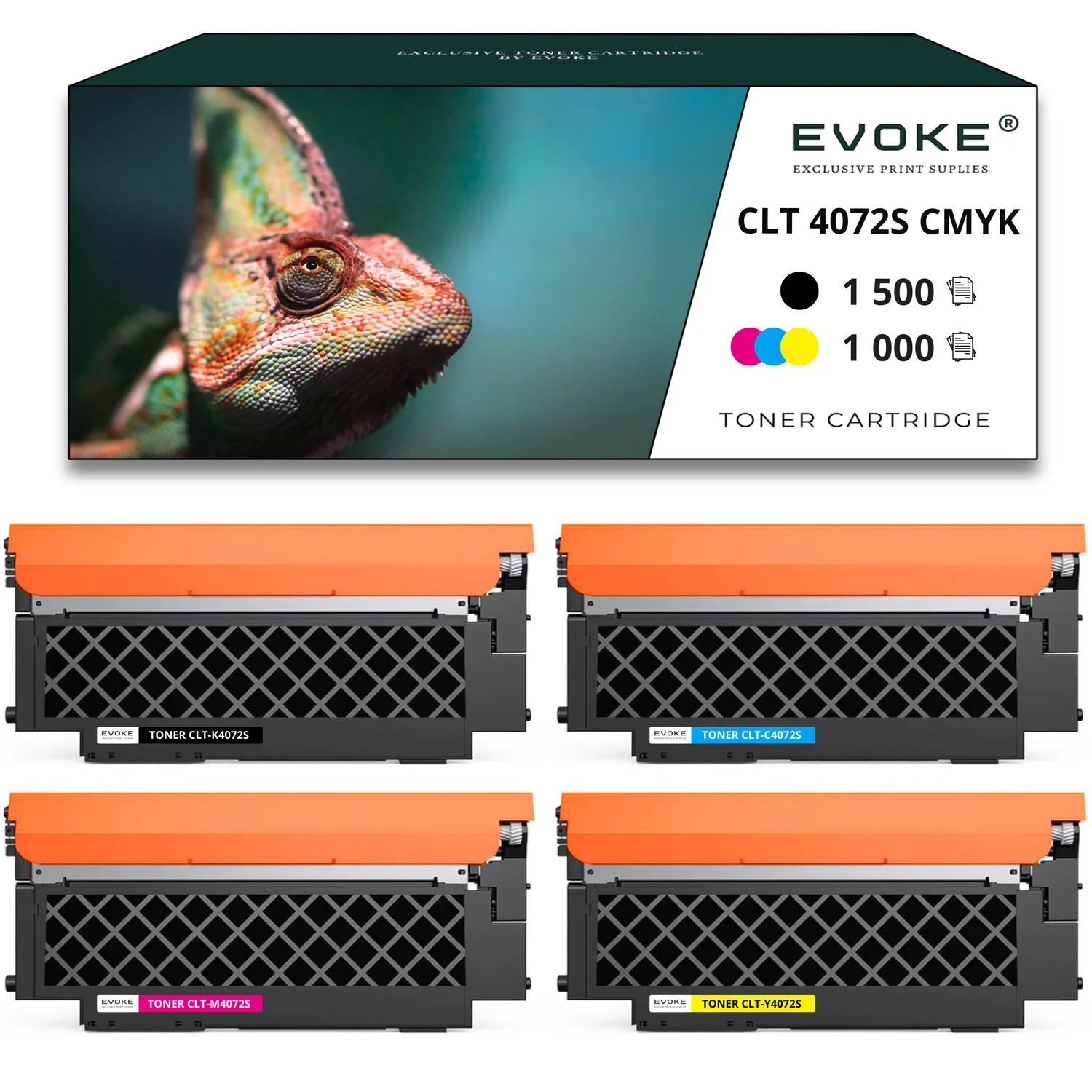 4x Toner Voor Samsung Clt K 4072S / K 4092S Printer | Cmyk 4072S 4092S Kit