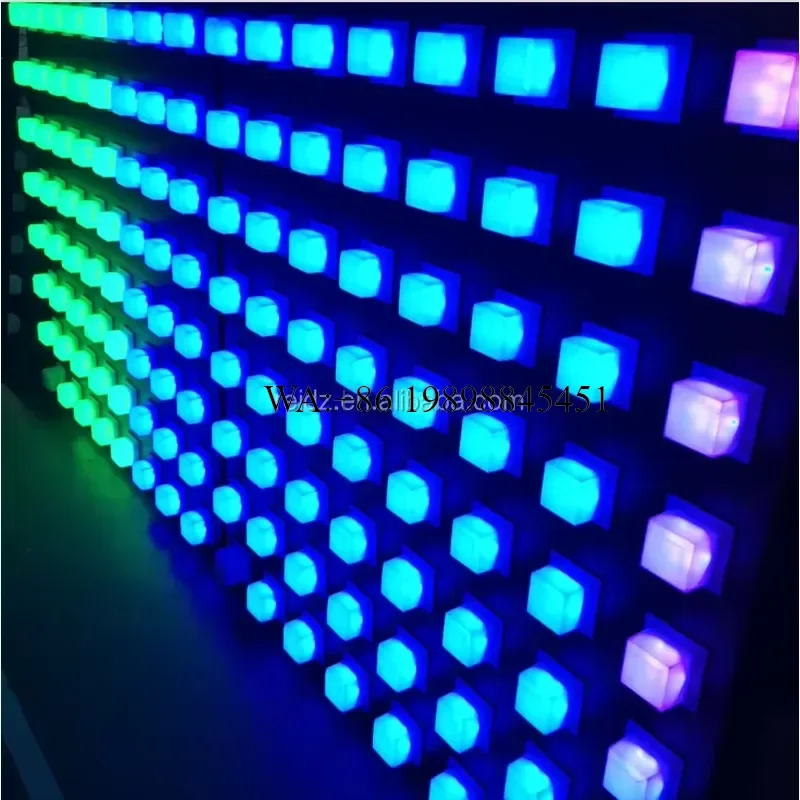 WMWMNU 2025 New Professional DMX512 LED Matrix Light with IP54 Rating for Nightclub Background RGBW Club Lighting Effects view 4