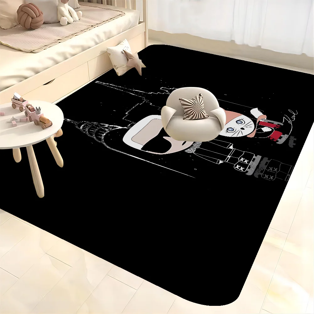 K-Karls-cat-L-Lagerfelds Hallway Carpet Non-Slip Laundry Room Mat Laundry Decor Balcony Child Living Room Bedside Area Rugs