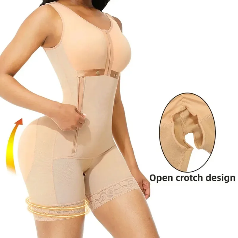 AfruliA Fajas Colombianas Girdles Body Shaper Waist Trainer Butt Lifter Slimming Underwear Bodysuit Sheath Corset Sexy Shapewear